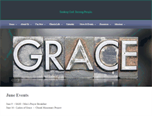 Tablet Screenshot of gracecommunitybible.org